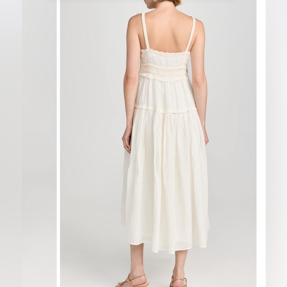 ULLA JOHNSON Gisella midi dress Sz 4 - Picture 4 of 8